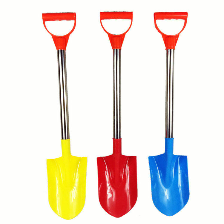 Beach Toys Baby digging sand shovel to play Sicklesenna Drama Water Children Seaside Big 63 Stainless Steel Shovels Wholesale