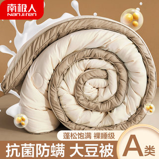 Soybean Fiber Quilt, Winter Quilt, Thickened for Warmth in Winter, Spring and Autumn Cotton Quilt, Quilt Core, Single Dormitory Student Air-Conditioned Quilt