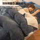 Lamb velvet quilt winter quilt thickened warm plush milk velvet quilt core student dormitory single winter quilt