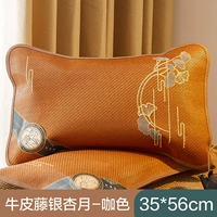 Угловая подушка Ginkgo Moon Cowhide Vine-Coffee Color (35*56 см).