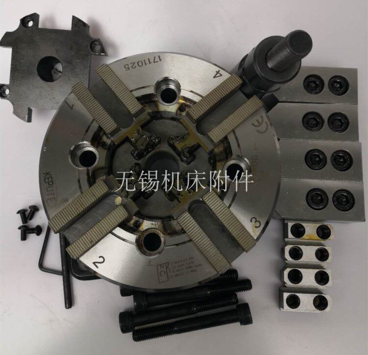 Four-jaw Zhongshi Hydraulic Chuck Hydraulic Chuck Power Chuck CNC Lathe 4P-06A5 One Year Warranty