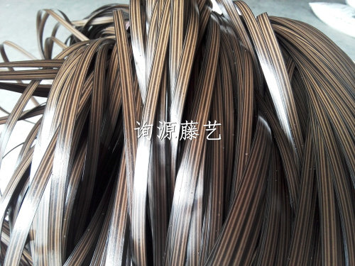 фурнитура 特价咖啡色藤条pe仿藤胶藤藤家具材料藤片藤条材料藤条编织材料 OTHER