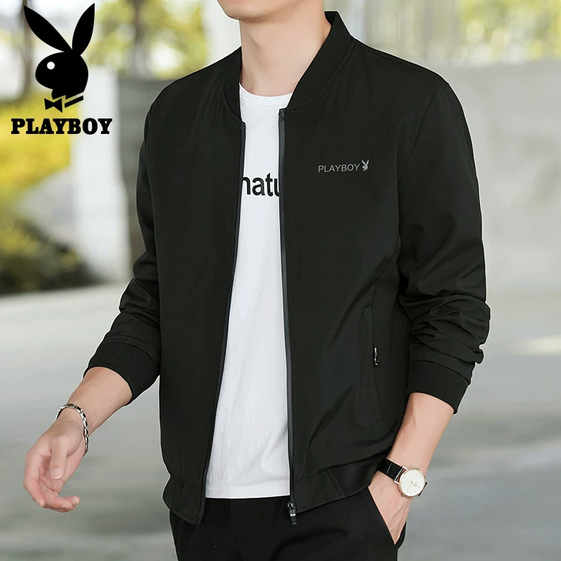 Playboy, Tide, мужская осенняя трендовая бейсболка куртка, оверсайз