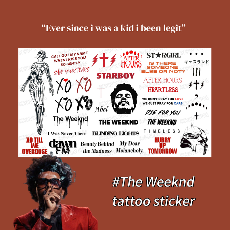 Potted Plant the Weeknd Concert Tattoo Sticker Pear Tattoo Sticker LAOSHU Potted Plant the Weeknd Concert Tattoo Sticker Pear Tattoo Sticker LAOSHU