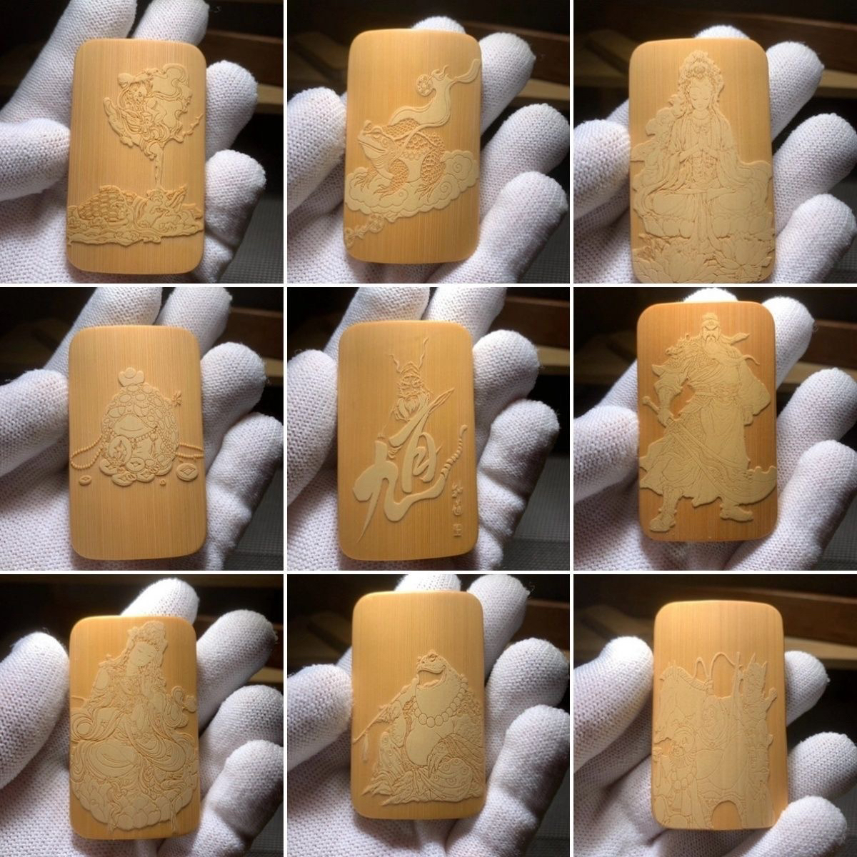 古老工艺与吉祥寓意的结合:老玉竹浮雕配饰