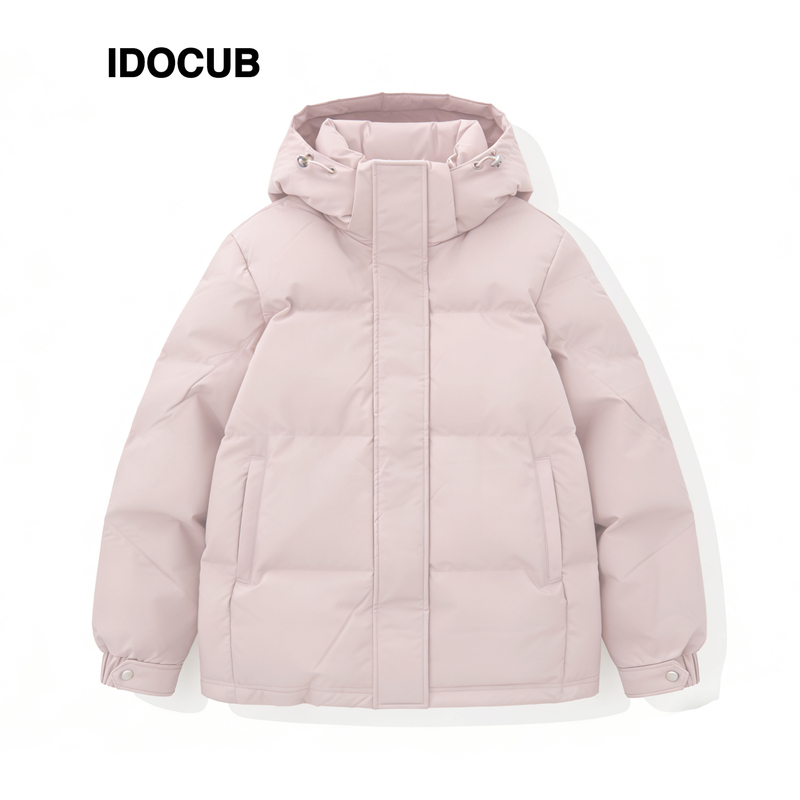 Idocub Short down Jacket for Women 2026 New Style White Duck down Thickened Puffer Jacket Student Coat Winter Off-Season