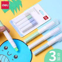 Del glue stick solid glue pen type transparent solid glue pen can be replaced core childrens kindergarten hand made diy
