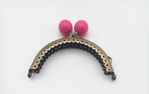 9cm Bronze Color Embossed Semicircle Mouth Gold Material DIY Handmade Bag Accessories