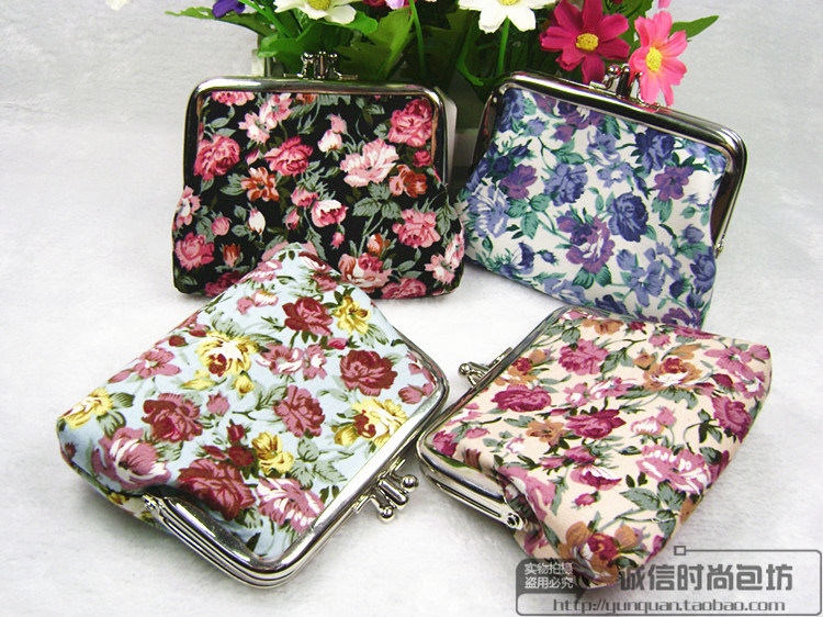2018 mới phong cách retro nữ khóa mẹ mua ví hàng tạp hóa nữ nhỏ vải mini xu túi vàng ví coach nam