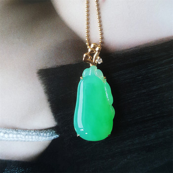 Myanmar jade pendant natural jade fugua pendant