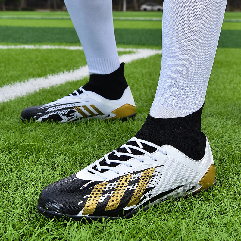 Mandarin Ducks Football Shoes Men's Broken Nails Tf High Cylinder C Ro Children Youth Football Match Training Shoes Long Nails Women