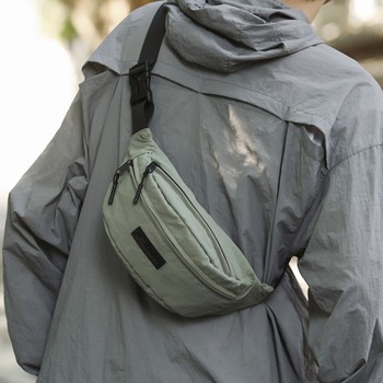 Mobile Phone Chest Bag for Men, New Japanese Style, Sports and Leisure Single Shoulder Bag, Waist Bag, Versatile Trendy Brand Crossbody Bag, Cycling Bag