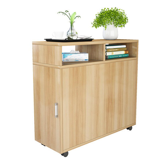 沙发边柜边几长方形缝隙柜带门移动角柜收纳柜客厅