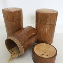 Bamboo toothpick box creative home living room hotel restaurant bamboo toothpick box custom logo engraving