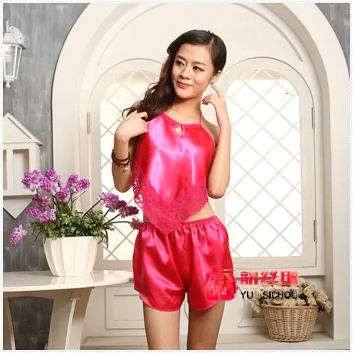 Tạp dề dành cho người lớn sexy đồ ngủ tạp dề treo cổ đồ lót sexy đồ ngủ cuộc sống năm đỏ tạp dề