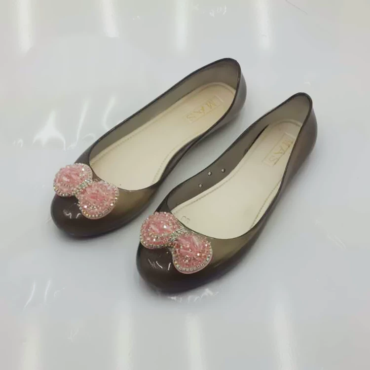Hàn Quốc nông miệng mưa khởi động nữ sinh viên thời trang đáy phẳng không trượt giúp đỡ thấp mưa khởi động nhà bếp làm việc cao su giày đặt chân giày thạch