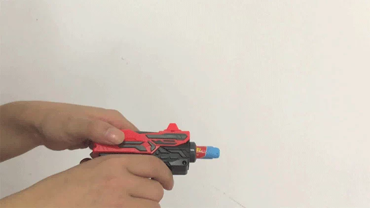 Mini túi đồ chơi trẻ em súng đạn bé mềm có thể bắn đạn sinh nhật món quà an toàn đồ chơi bé trai