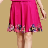 Длинная юбка, эластичная талия