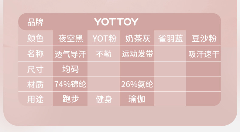 повязка на голову 运动吸汗发带止汗带头带女男防汗头带头巾束发跑步头带健身导汗带