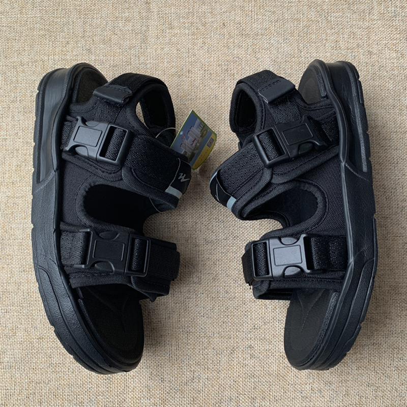 Đầm đôi sao mùa hè mới dép đi biển trẻ em người lớn phổ quát mẫu Velcro dép trẻ em nhẹ - Giày thể thao / sandles giày xăng đan