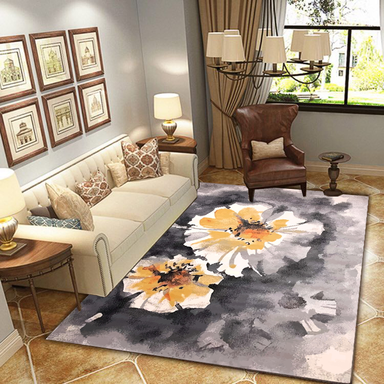Tối giản hiện đại phòng khách Scandinavian bàn cà phê thảm thảm phòng ngủ phong cách châu Âu chữ nhật sofa nhà giường cuối chăn có thể được tùy chỉnh - Thảm thảm nằm cho bé