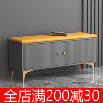 Light and luxurious shoe cabinet stool integrated domestic door can be sat on a shoe stool into the family shoe rack 2022 New changing shoes stool