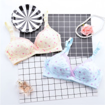 No steel ring shoulder strap buckle summer thin breastfeeding bra gathered breastfeeding pure cotton lining pregnant women underwear bra pregnancy