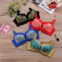 Underwear women have steel rings small breasts gathered and thickened bras sexy lace thin section breast support adjustable bra