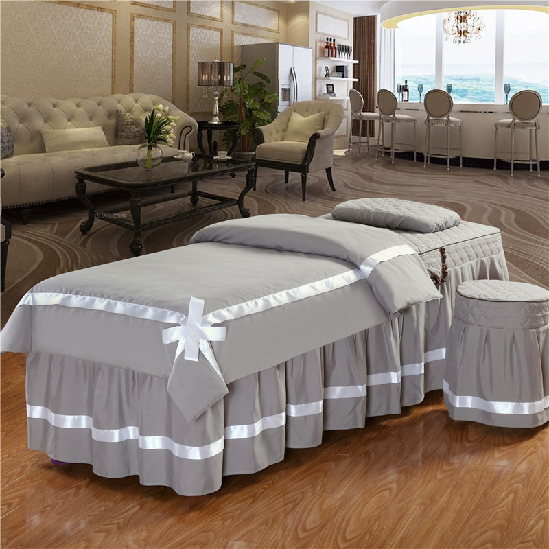 Làm đẹp trải giường bốn bộ thẩm mỹ viện châu Âu dành riêng trải giường vật lý trị liệu đơn giản gửi đến lõi ra giường spa