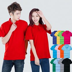 ເສື້ອໂຄສະນາ pique polyester-cotton lapel polo cultural shirt work clothes AB cotton t-shirt customization short-sleeved work clothes