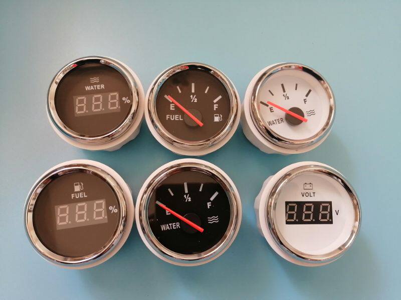 Caravan Van Cistern Water Tank Retrofit Water Level Meter Liquid Level Meter Marine Yacht Car Retrofit Meter Universal