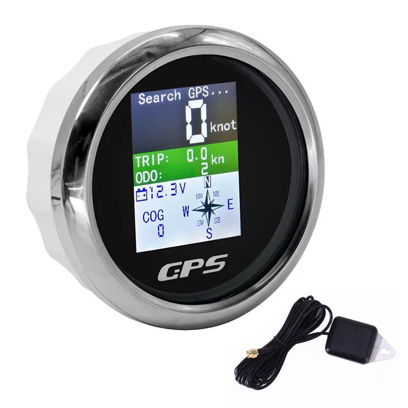 GPS car speedometer odometer marine yacht speedometer multi-function display with compass indicating direction sign