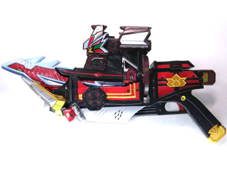 熱血玩具模型figure 侍戰隊 真劍者 真劍紅 祕傳裝填槍 大刀 正版