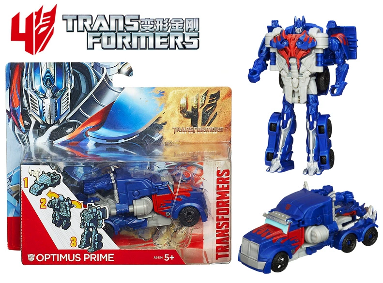 【Hasbo】 Mô hình đồ chơi Transformers 4 Tuyệt chủng Tái sinh Biến dạng một phím Optimus Prime cấp lò xo - Gundam / Mech Model / Robot / Transformers