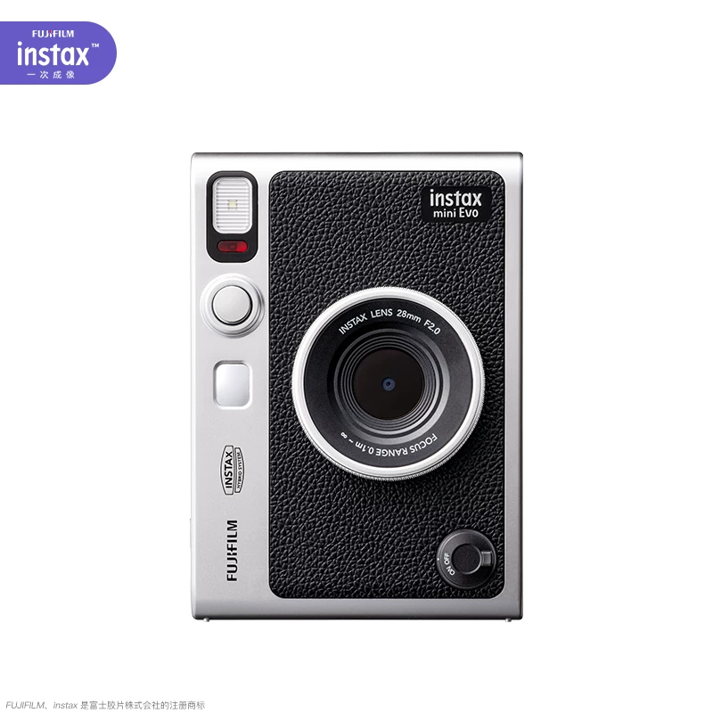 Фотоаппарат Fuji instax mini Evo для мгновенной съемки, цифровой-аналоги, принтер для фотографий с мобильного телефона, мини-формат