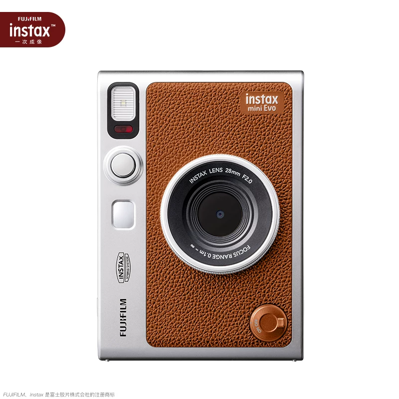 Фотоаппарат Fuji instax mini Evo для мгновенной съемки, цифровой-аналоги, принтер для фотографий с мобильного телефона, мини-формат