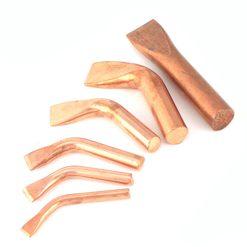 High-power pure copper head electric soldering iron bent flat head 75W 100W 150W 200W 300W 20 sticks