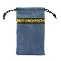 Cards Bag Table Cloth Embroidered Card Bag 5 Mans Star Six Mans Stars Tarot Table Cloth Table Tours Accessories Thickened Flannel