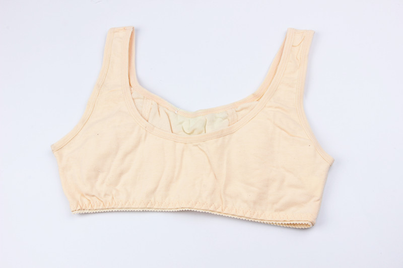 Batch cô gái áo ngực loại cotton mà không có thời kỳ phát triển đồ lót học sinh cô gái áo ngực cotton mỏng noi y cao cap 