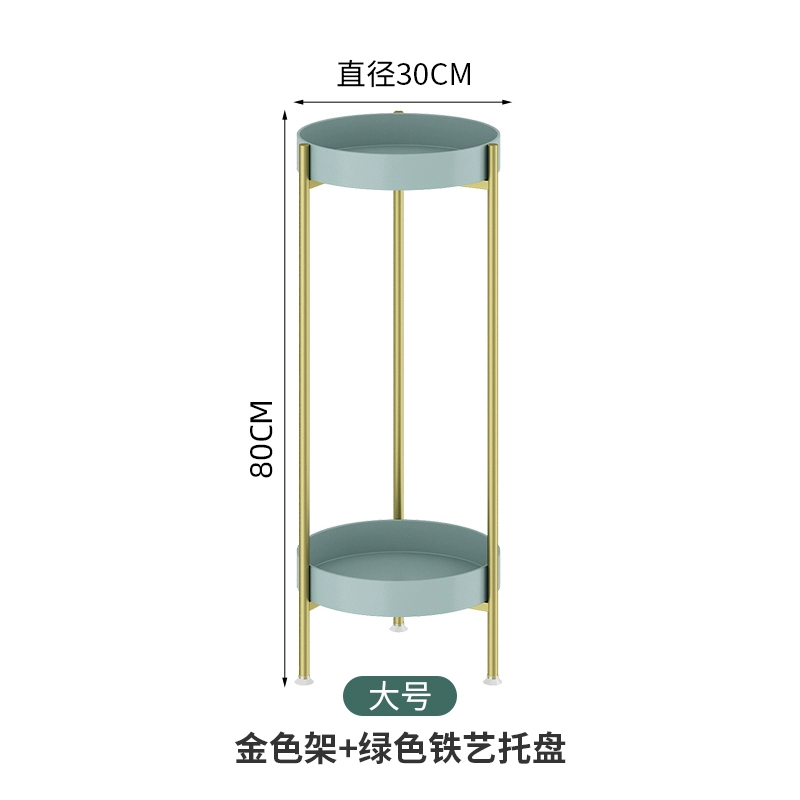 kệ sắt treo chậu hoa Bắc Âu phòng khách ánh sáng từ trần đến sàn giá treo hoa sang trọng ban công thì là màu xanh lá cây thì là giá treo chậu hoa trong nhà nhiều lớp đơn giản kệ gỗ trồng sen đá kệ gỗ trồng hoa 