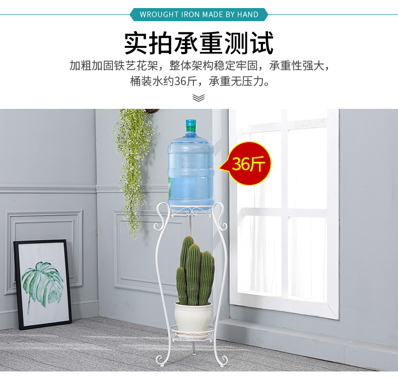Ván sắt ban công hoa đứng nhà phòng khách sàn hoa chậu giá hoa xanh kệ nhiều lớp trong nhà đặc biệt giá - Kệ kệ sách nhỏ