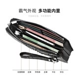 元鱼 Импортная сумка с петлей на руку, бумажник, маленькая сумка клатч, новая коллекция, крокодил, из натуральной кожи