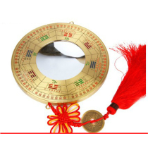  Alloy compass Copper Nine palaces Bagua mirror Tai Chi Bagua convex mirror Concave mirror decoration