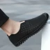 Giày nam mùa hè 2019 new England size lớn thoáng khí thời trang cá tính đi biển sandal da nam - Sandal giày nam Sandal