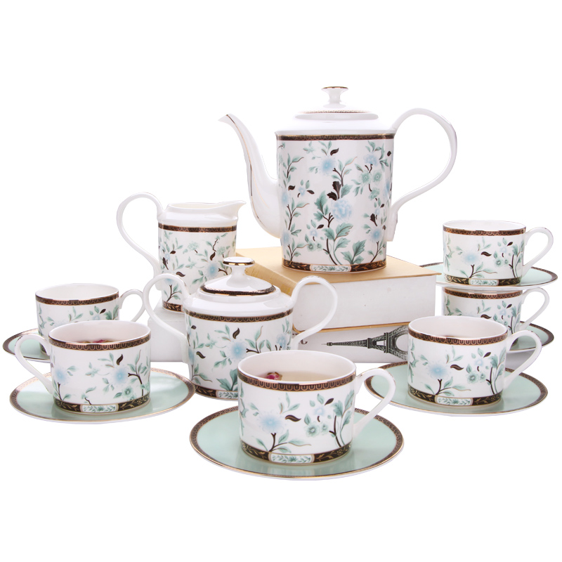 Ou tea tangshan ipads China coffee set contracted small tea set English afternoon tea housewarming gift set