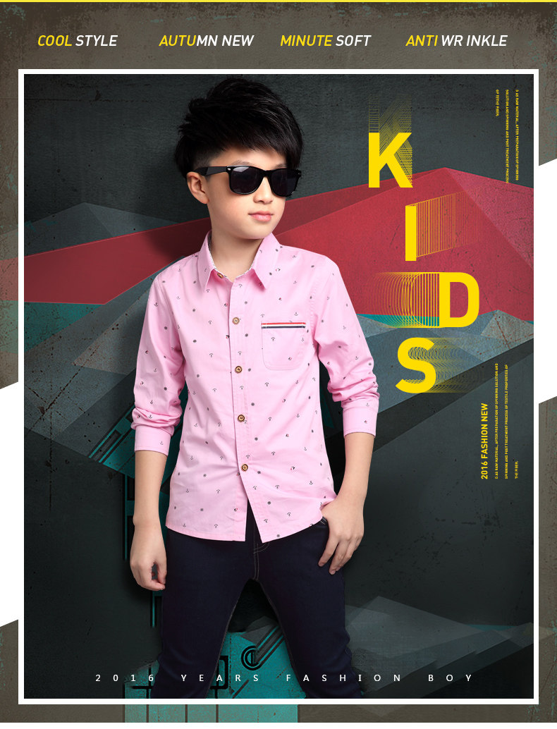 Chemise garcon à manche longue - Ref 2079466 Image 16