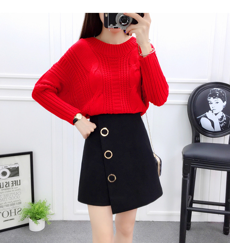 Đầm dự tiệc nữ mùa thu đông 2018 phiên bản Hàn Quốc mới của những quý cô sành điệu diện áo len hoang dã với váy hai dây thời trang 	váy cut eo