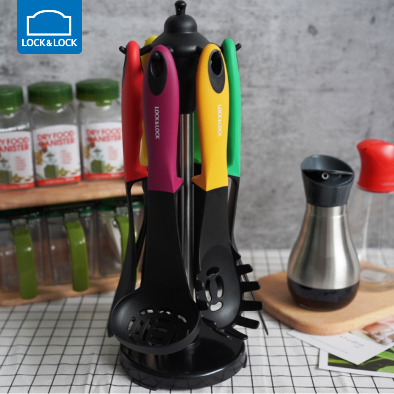 Music Buckle Music Buckle Pan Shovel High Temperature Resistant Nylon Shovel Fried Vegetable Soup Spoon Soup Spoon Domestic Kitchenware Seven Pieces Of Cookware Stir-fry Spoon