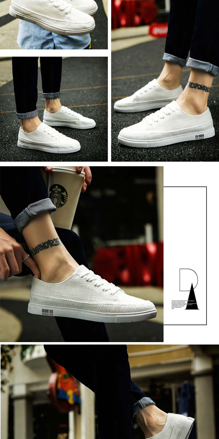 Giày nam mùa xuân Giày vải nam phiên bản Hàn Quốc của xu hướng giày hoang dã cá tính giay the thao nam nike