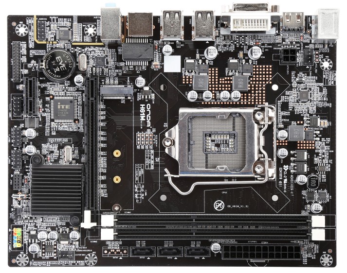 Onda H61M full-solid-state computer motherboard 1155 connector DDR3 I3 I3 I5 I7 I7 M 2 NGFF